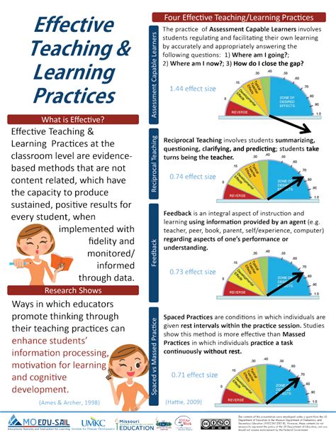 Effective Teaching/Learning Practices Materials - Missouri EduSAIL