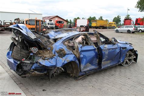 Bmw X6 Accident Car Crash BMW X6 Crashed By Carwash Employee