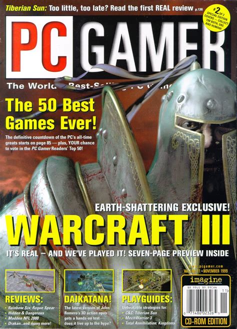 Pc Gamer Issue 066 November 1999 Cover 2 Pc Gamer Retromags Community