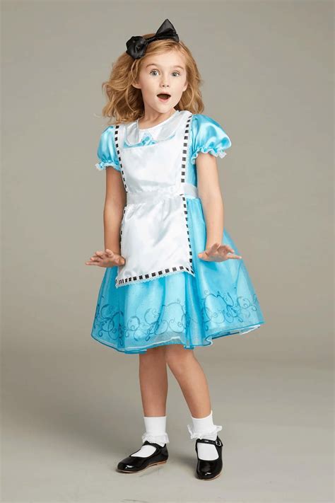 Tea Party Costume Play Set For Girls Cute Blue Dresses Cute Little