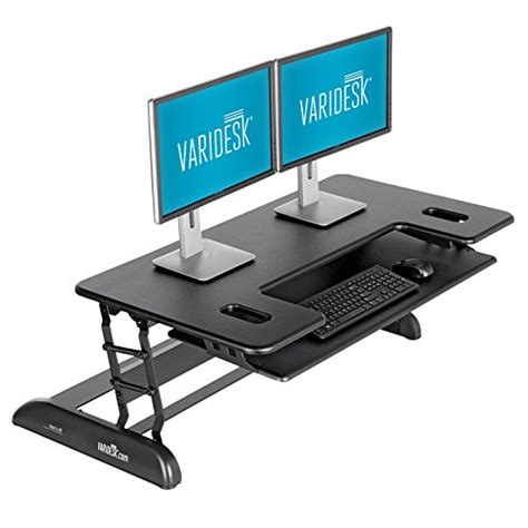 Black Cube Plus 48 Varidesk Height Adjustable Standing Desk For
