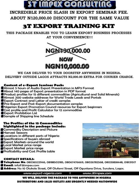 Export Training Kit Tradeinfoportal