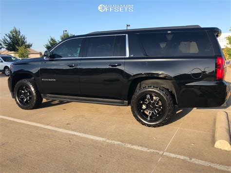 2018 Chevrolet Suburban 1500 Black Rhino Locker Zone Custom Offsets