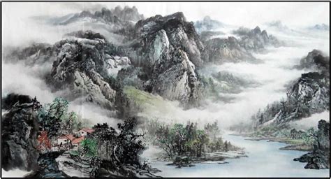 Ink Wash Painting Traditional Chinese Ink And Wash Paintings Poetic