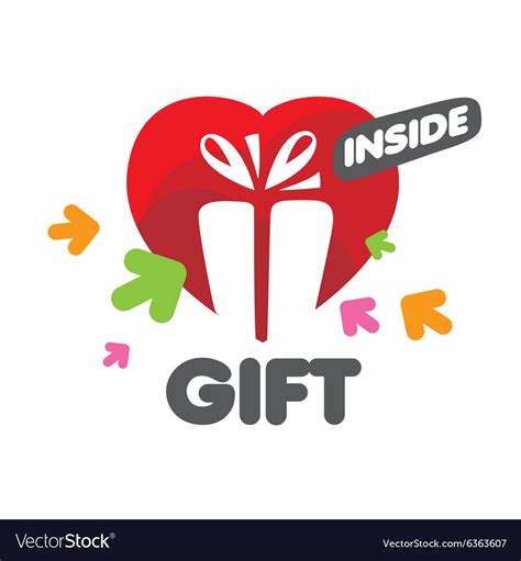 Maybe you would like to learn more about one of these? Logo Gift Box and heart Royalty Free Vector Image
