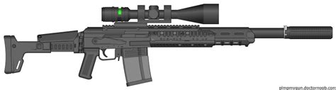 Fictional Sniper Rifle By Garrisonburne On Deviantart
