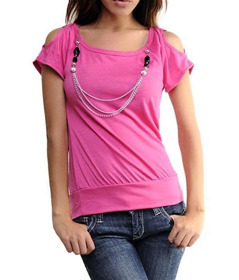 N Gal Perky Pink Top Buy N Gal Perky Pink Top Online At Best Prices In India On Snapdeal