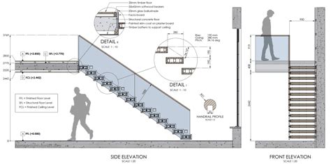 Drawings below are generic details to show design intent only. Cantilevered Staircase Assembly Dimensions in 2020 ...