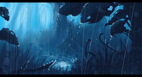 Anime Rain Wallpapers Wallpaper Cave