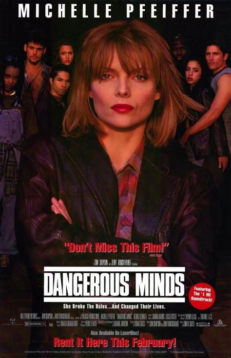 Dangerous Minds 11x17 Movie Poster 1995 Movie Posters Dangerous