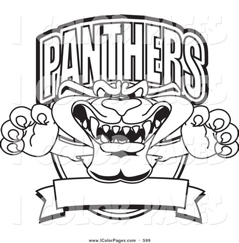 The carolina panthers are a professional american football team based in charlotte, north carolina. Carolina Panthers Logo Coloring Pages at GetDrawings ...