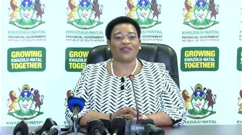 Kzn Premier Nomusa Dube Ncube Announces The New Provincial Executive Council Youtube