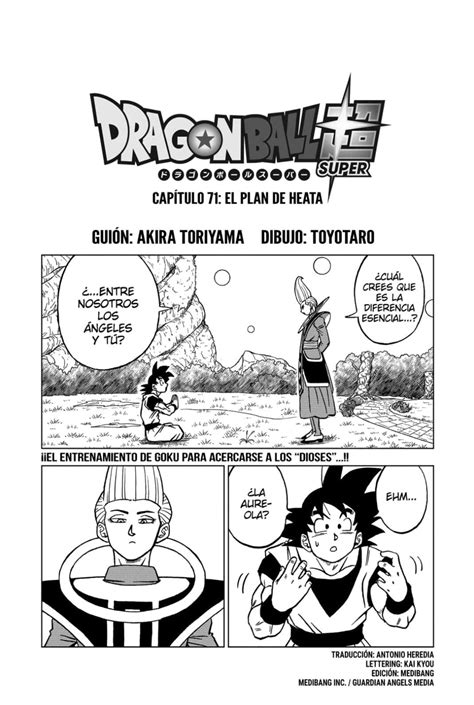 Several years have passed since goku and his friends defeated the evil boo. Dragon Ball Super Manga 71 Español Completo
