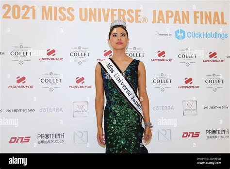 Tokio Japan September 2021 Miss Universe Japan 2021 Finale Der Grand Prix Und Japans