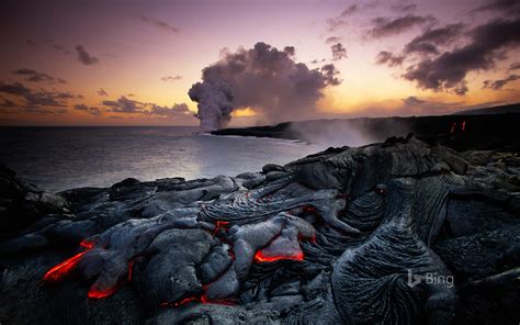 Hawaii Volcanoes National Park 2016 Bing Desktop Wallpaper Preview