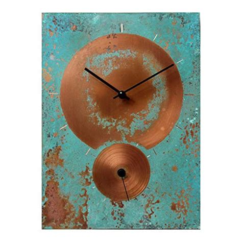 させていた 16 Inch Copper Wall Clock Rustic Farmhouse Art Decor 7th