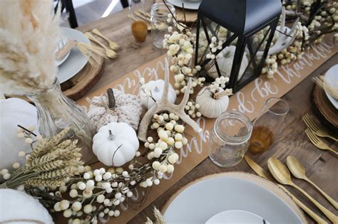 Modern Farmhouse Thanksgiving Table - SBK Living