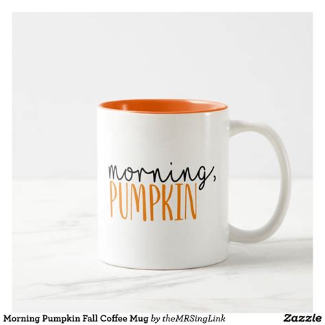 99 list list price $22.99 $ 22. Morning Pumpkin Fall Coffee Mug | Zazzle.com | Autumn ...