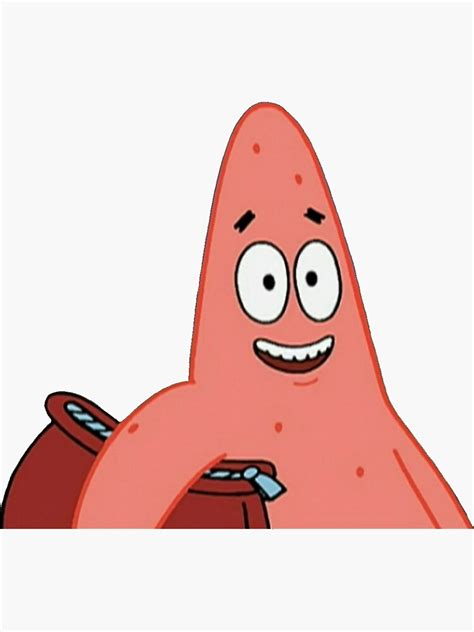 Patrick Star I Love You Sticker For Sale By Cool Guy Redbubble