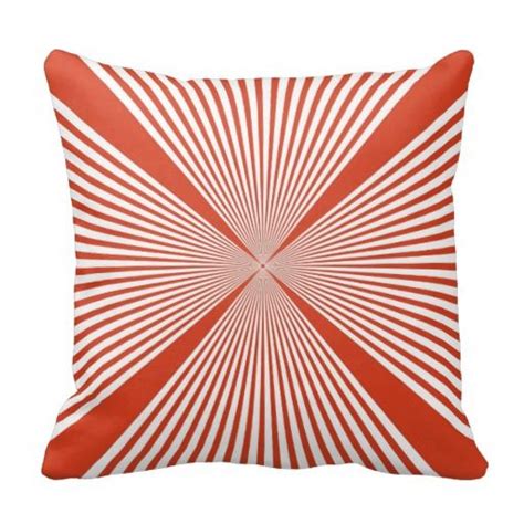 Decorative pillows will make a world of difference in transforming your space. Tangerine Stripes | Stripe throw pillow, Decorative throw ...
