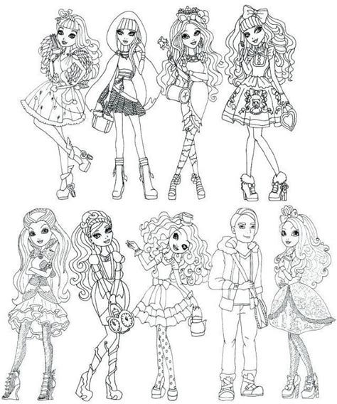 Coloriage De Ever After High  Ever after high, Coloring pages