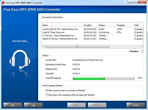 If you need to test how the audio file behaves in your app, just choose the size of the.wav example file and download it for free. FreeEase Software - Free Easy MP3 WMA WAV Converter ...