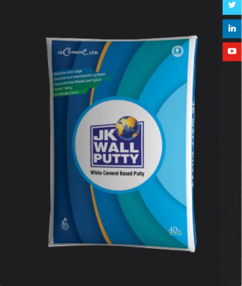 Jk White Cement Based Wall Putty 40 Kg At Best Price In Chennai