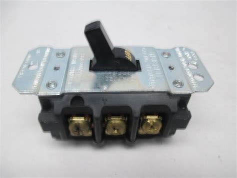 Hubbell Hbl7810d 30a Amp 600v Ac 3p Manual Motor Disconnect Switch D294393