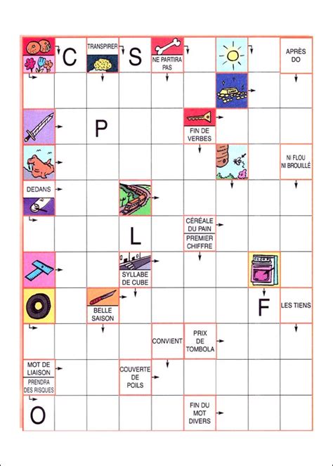 Les mots fléchés en ligne ou à imprimer se jouent toujours de la même façon, il vous suffira de lire les indications dans chaque case et de trouver le mots correspondant à la définition et au nombre de lettres. Mots fléchés Récré kids