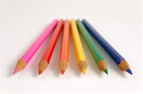 Six Color Pencils Free Image Peakpx