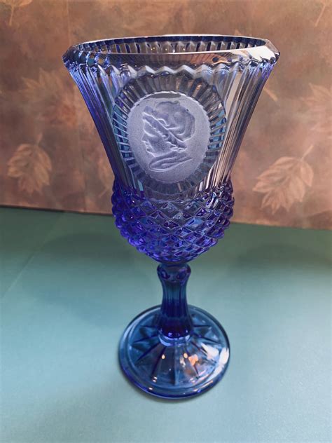Cobalt Blue Glassware Fostoria Coin Glass Avon Blue Glass Etsy