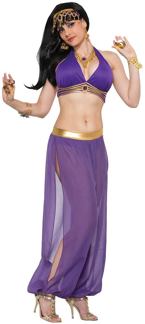 Desert Princess Purple Belly Dancer Costume Top Adult Women Standard