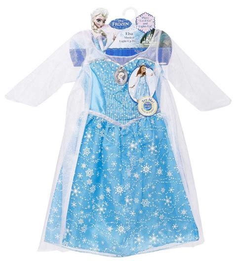 Disney Frozen Elsa Musical Light Up Dress Size 4 6x Jakks Pacific Toywiz