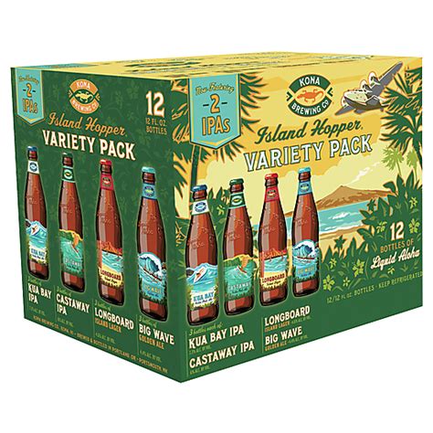 Kona Brewing Co Island Hopper Beer Variety Pack 12 Pack Beer 12 Fl