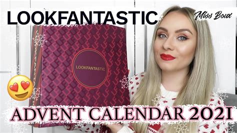 spoiler lookfantastic advent calendar 2021 unboxing full spoilers beauty advent calendar