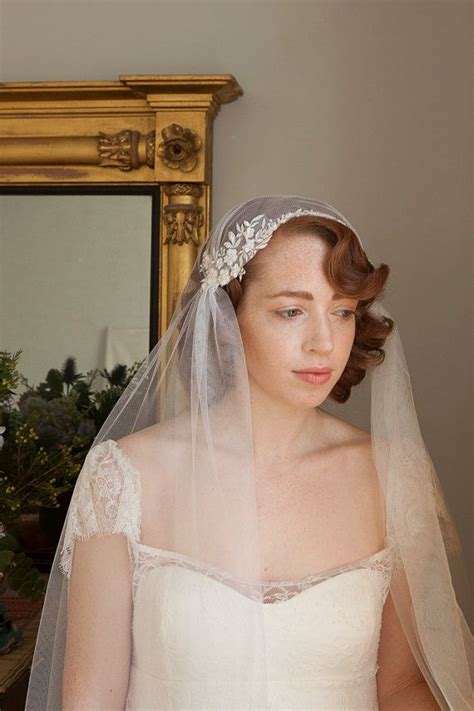 Pin On Vintage Wedding Veils Cathedral Chapel Juliet Headpieces