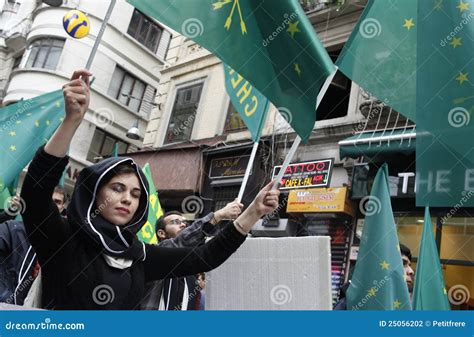 March To Protest Circassian Genocide Editorial Photography Image Of