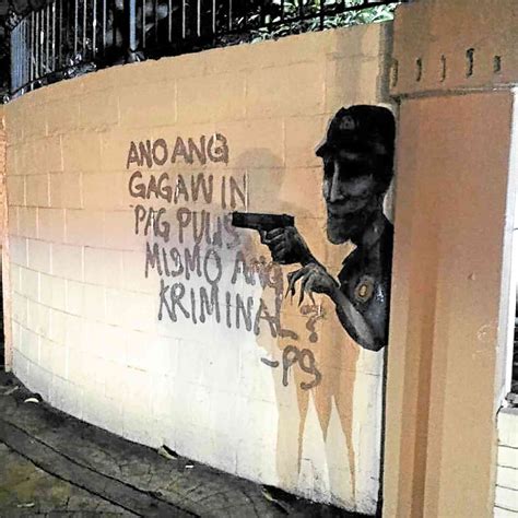 Vandalism Or Art Spray Painted Messages Irk Manila Bureau Inquirer News