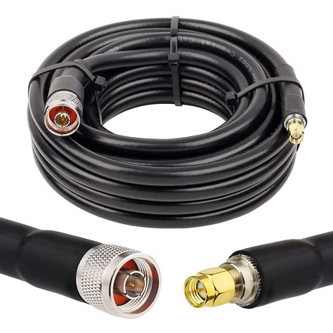 Xrds Rf Kmr400 Sma To N Cable 25ft N Male To Sma Male Connector Low