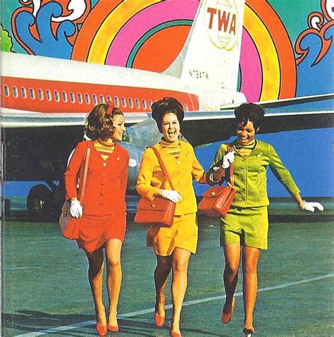 Twa 60s Flight Attendant Uniform Flight Attendant Vintage Airlines