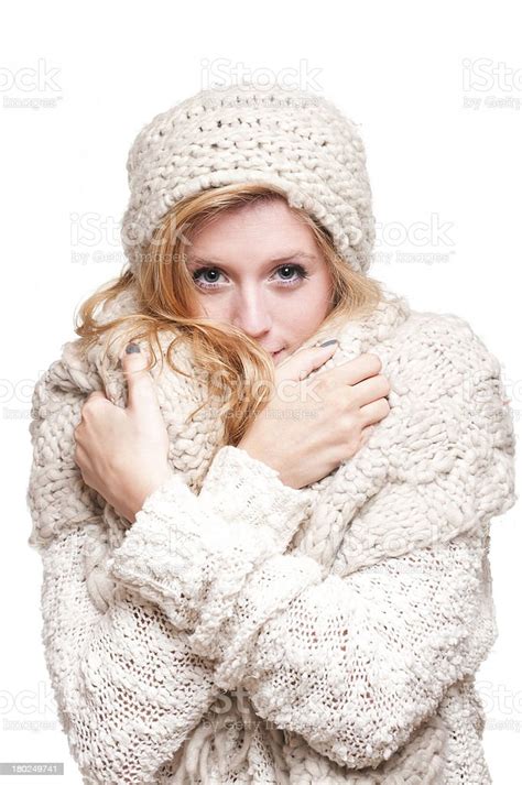 Young Woman Looking Cold Stock Photo Download Image Now Adult