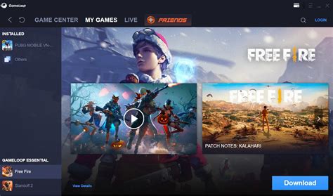Free fire max dirancang secara eksklusif untuk menghadirkan pengalaman bermain game premium di battle royale. GameLoop - Free download 2020 - All video games