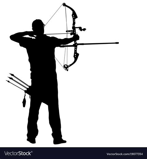 Compound Bow Vector At Collection Of Compound Bow