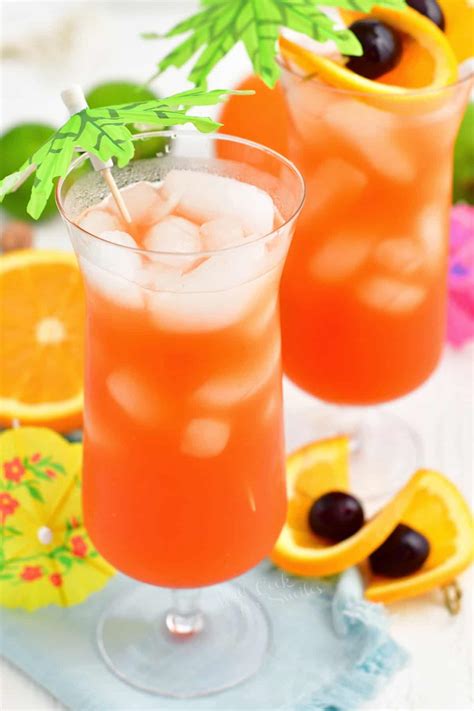Rum Punch Easy Tropical Cocktail Recipe Thats Sweet And Refreshing