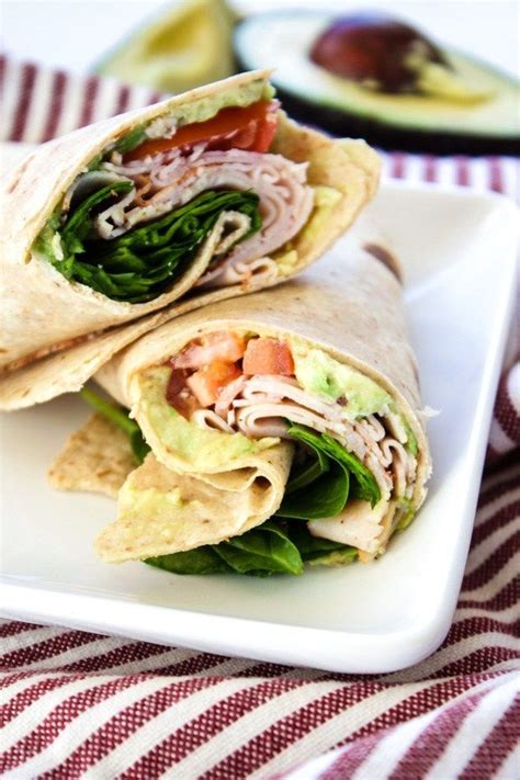 Whole Wheat Turkey Wraps With Avocado Roots And Radishes Recipe Turkey Wrap Recipes