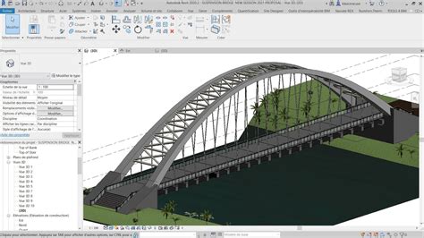 Creating Parametric Suspension Bridge With Arch In Revit 2020 Part 1