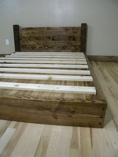 It's possible you'll discovered one other diy rustic queen bed frame better design concepts. Platform Bed, Headboard, Bed Frame, Beds, Twin, Full ...