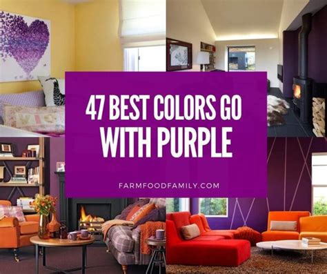 40 Best Colors That Go With Purple How To Decorate With Purple