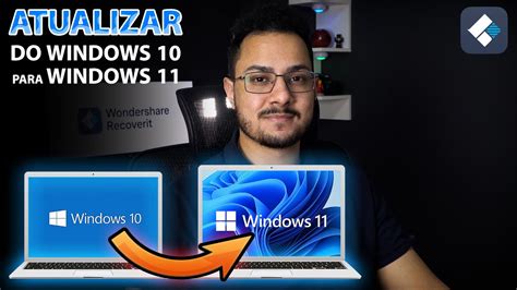 Como Atualizar Seu Windows Para O Windows Gratuitamente Wondershare Recoverit Youtube