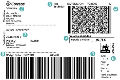 Techo Pase A Ver Cubeta Etiquetas Para Envios De Paquetes Dormido Inspecci N Bocadillo